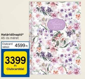 Tesco Határidőnapló ajánlat