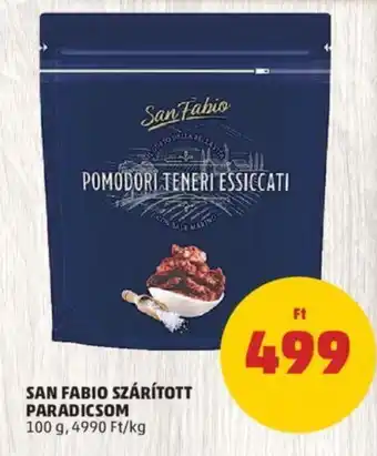 PENNY SAN FABIO SZÁRÍTOTT PARADICSOM 100 g ajánlat