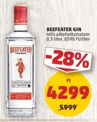PENNY BEEFEATER GIN 0,5 l ajánlat