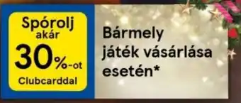 Tesco Bármely játék vásárlása esetén ajánlat