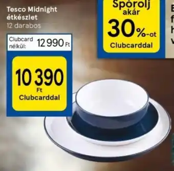 Tesco Midnight étkészlet 12 darabos