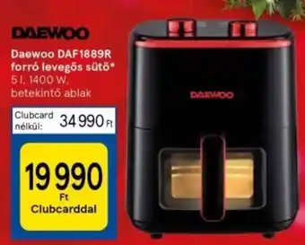 Daewoo DAF1889R forró levegős sütő 1 db