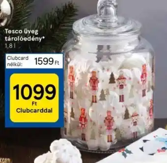 Tesco Tesco üveg tárolóedény 1,8 l 1 db ajánlat