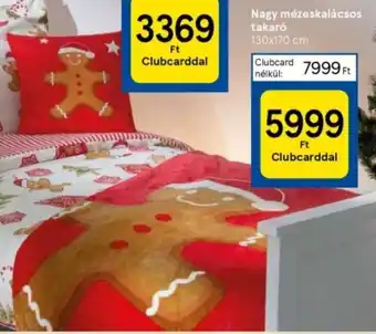 Tesco Nagy mézeskalácsos takaró 1 db ajánlat