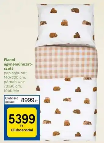 Tesco Flanel ágyneműhuzat- szett ajánlat