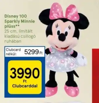 Tesco Disney 100 Sparkly Minnie plüss 1 db ajánlat