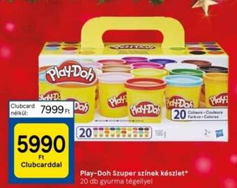 Tesco Play-Doh Szuper színek készlet 20 db ajánlat