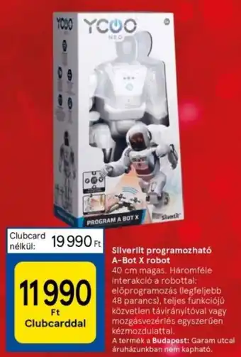 Silverlit programozható A-Bot X robot 1 db