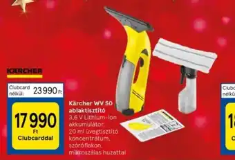 Tesco Kärcher WV 50 ablaktisztító 1 db ajánlat