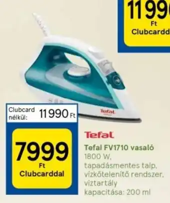 Tesco Tefal FV1710 vasaló 1 db ajánlat