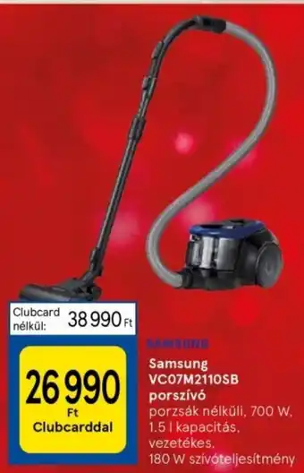Samsung VC07M2110SB porszívó 1 db