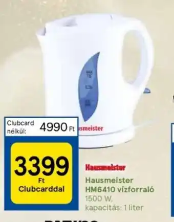 Tesco Hausmeister HM6410 vízforraló 1 db ajánlat