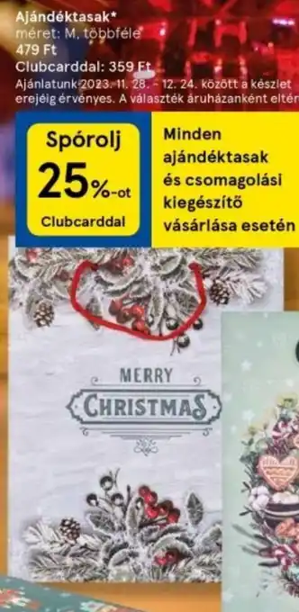 Ajándéktasak 1 db