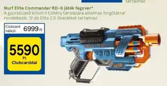 Tesco Nurf Elite Commander RD-6 játék fegyver 1 db ajánlat