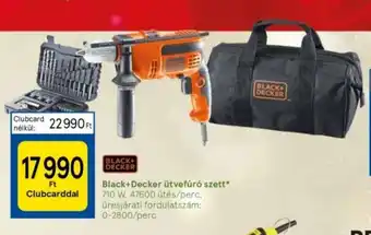 Black+Decker ütvefúró szett
