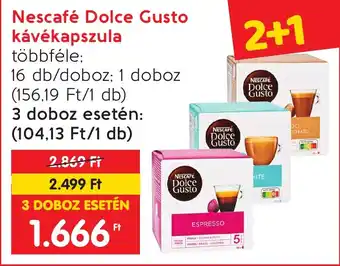 Spar Nescafé Dolce Gusto kávékapszula 16 db ajánlat