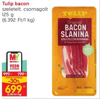 Spar Tulip bacon 125g ajánlat
