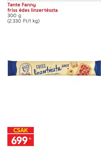Tante Fanny friss édes linzertészta 300g