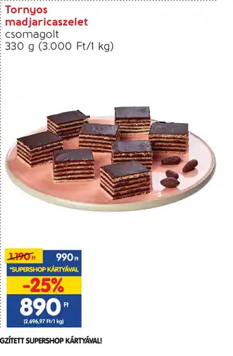 Tornyos madjaricaszelet 330g