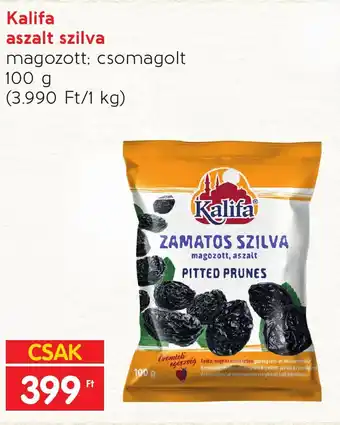 Spar Kalifa aszalt szilva 100g ajánlat