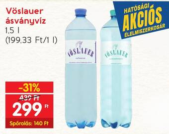 Spar Vöslauer ásványvíz 1,5l ajánlat