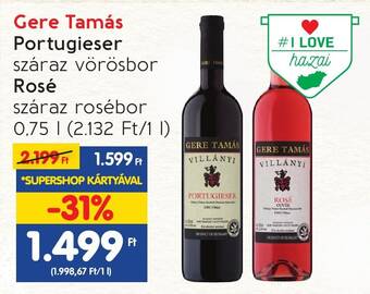 Spar Gere Tamás 0,75l ajánlat