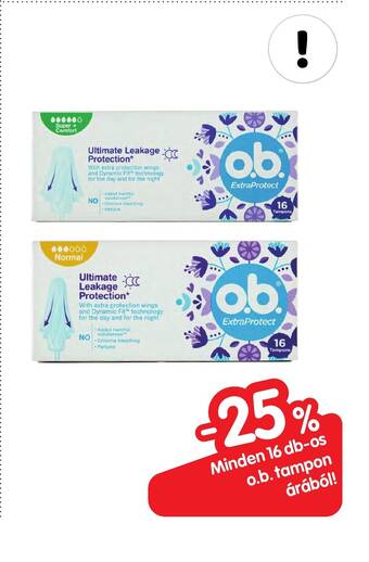 Spar Minden 16 db os ob tampon árából ajánlat