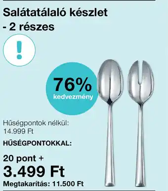 Salátatálaló készlet 2 részes