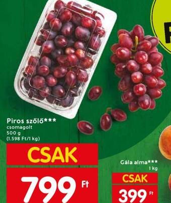 Spar Piros szőlő 500g ajánlat