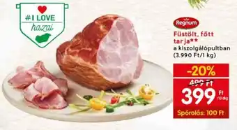 Spar Füstölt, főtt tarja 10dkg ajánlat