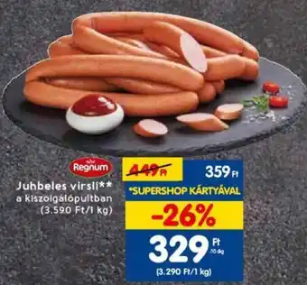 Spar Juhbeles virsli 10dkg ajánlat