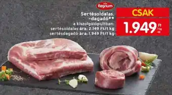 Spar Sertésoldalas, -dagadó 1kg ajánlat