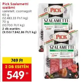 Pick Szalametti szalámi 60g