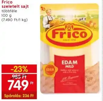 Spar Frico szeletelt sajt 100g ajánlat