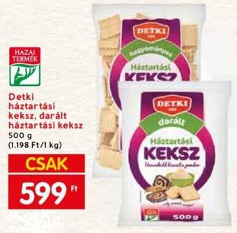 Spar Detki háztartási keksz, darált háztartási keksz 500g ajánlat