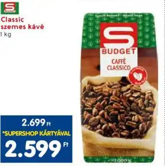 Spar Classic szemes kávé 1 kg ajánlat