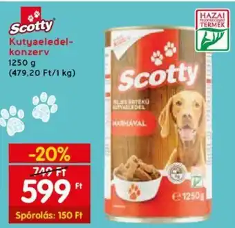 Scotty Kutyaeledel-konzerv 1250g