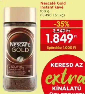 Nescafé Gold instant kávé 100 g