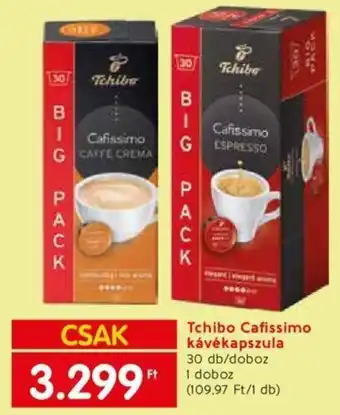 Spar Tchibo Cafissimo kávékapszula 30 db/doboz ajánlat