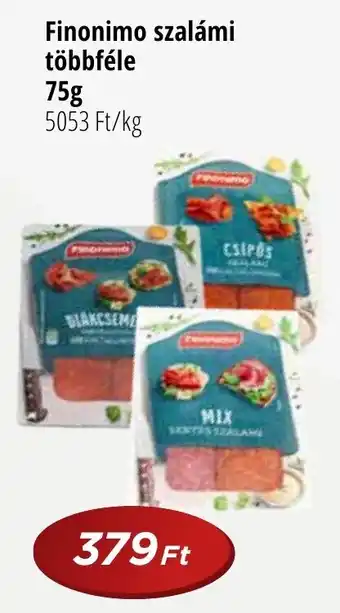 Real Finonimo szalámi 75g ajánlat