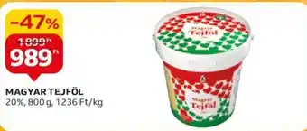 Auchan MAGYAR TEJFÖL 800 g ajánlat