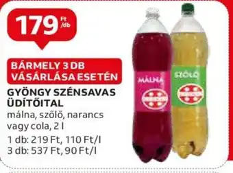Auchan GYÖNGY SZÉNSAVAS ÜDÍTŐITAL 2l ajánlat