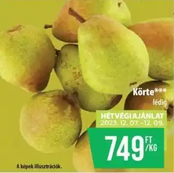 Coop Körte 1kg ajánlat