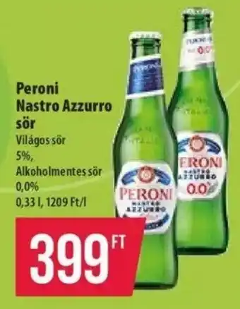 Coop Peroni Nastro Azzurro sör 0,33l ajánlat