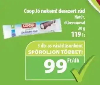 Coop Coop Jó nekem desszert rúd 30g ajánlat