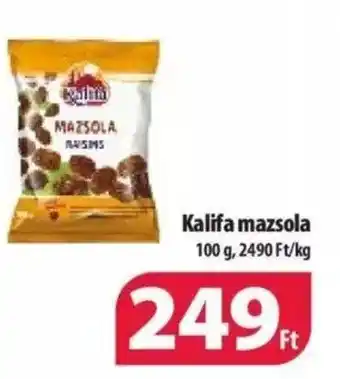 Coop Kalifa mazsola 100 g ajánlat