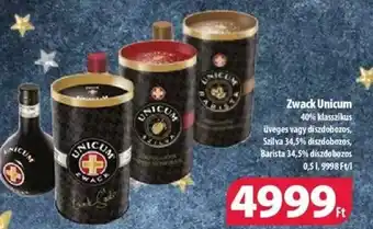 Coop Zwack Unicum 0,5l ajánlat