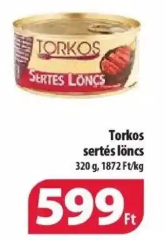 Coop Torkos sertés löncs 320 g ajánlat