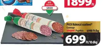 Coop PICK Rákóczi szalámi 10dkg ajánlat