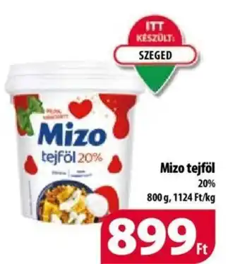 Coop Mizo tejföl 800g ajánlat